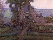 Piet Mondrian Solitary House oil